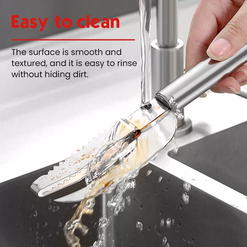 Stainless Steel 3 In 1 Fish Scale Knife Cut/Scrape/Dig Maw Knife Scale Scraper Sawtooth Peelers Scraping Boning Filleting
